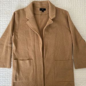 J Crew Sophie Open Front Sweater Blazer